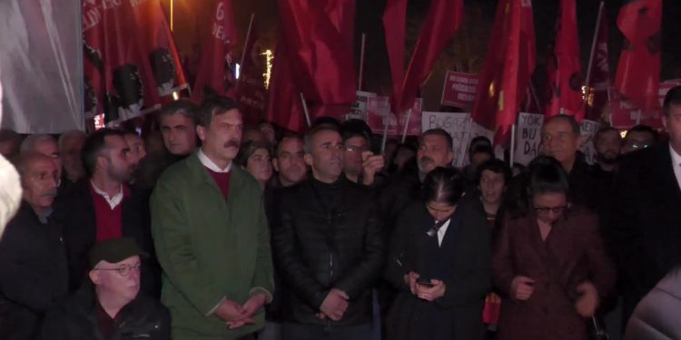 Can Atalay için Kadıköy'de eylem