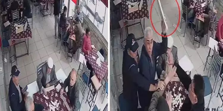 Emekliler okey masasında ıstakalarla birbirine girdi