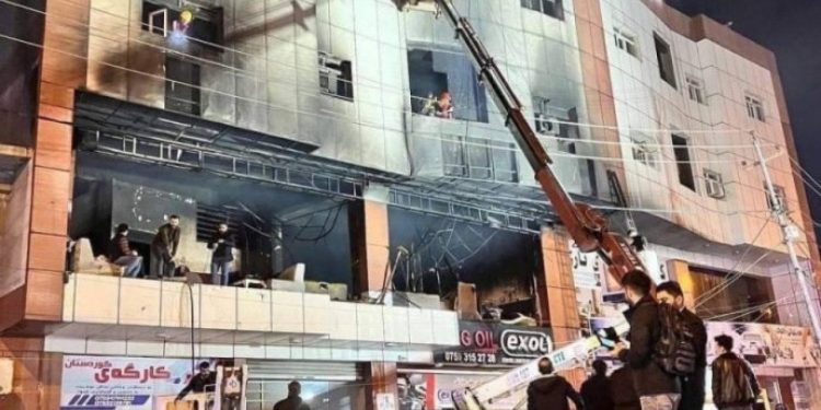Erbil'e bağlı Soran kentindeki öğrenci yurdunda yangın: En az 14 ölü