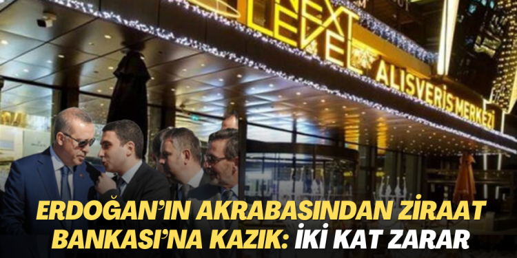 Erdoğan’ın akrabasından Ziraat Bankası’na kazık: İki kat zararla lüks AVM satışta
