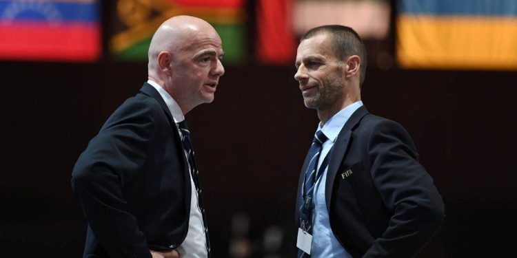 FIFA Başkanı Infantino ve UEFA Başkanı Ceferin'den Avrupa Süper Ligi tepkisi: Futbol satılık değildir