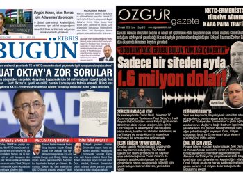 Fuat Oktay’ın 50 milyon dolar rüşvet aldığı iddiası Kıbrıs medyasında manşetlerde!