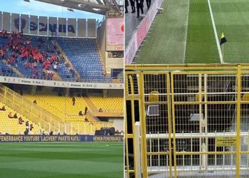 Galatasaray taraftarından Fenerbahçe'ye hoparlör tepkisi