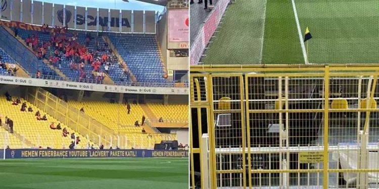 Galatasaray taraftarından Fenerbahçe'ye hoparlör tepkisi