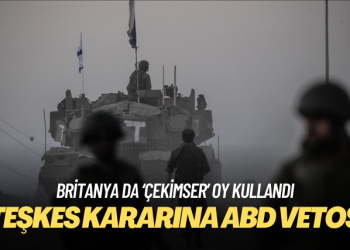 Gazze için ateşkes kararına ABD vetosu