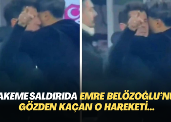 Hakeme saldırıda Emre Belözoğlu’nun gözden kaçan hareketi…