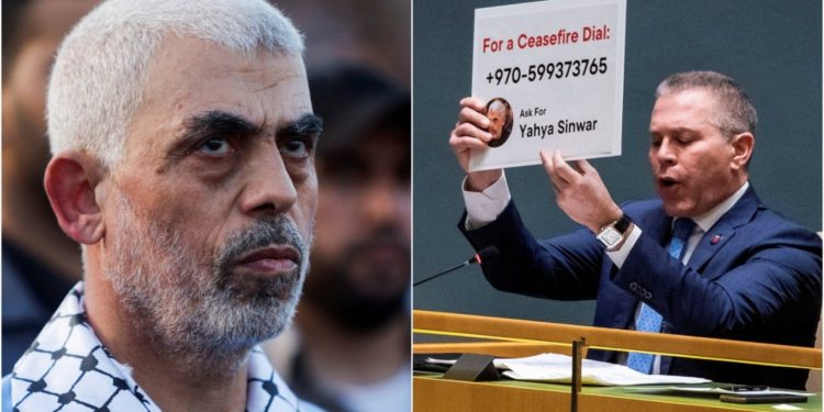 Hamas lideri Yahya Sinwar'ın telefonunu paylaşan İsrailli elçinin numarası sızdırıldı