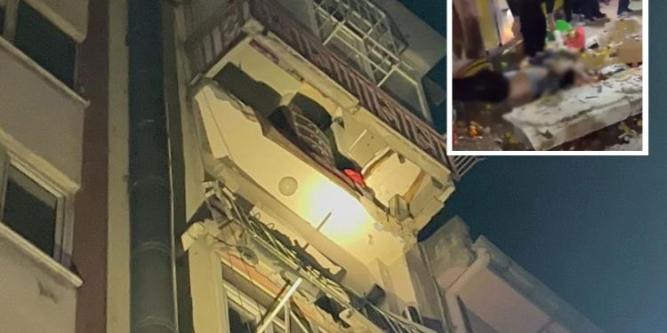 Hava almak için çıktığı balkon çökünce 7. kattan düşüp öldü