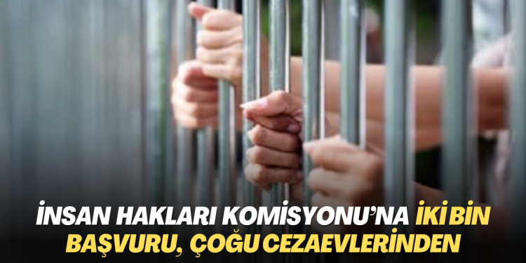 İnsan Hakları Komisyonu’na bin 975 başvuru yapıldı, çoğu cezaevlerinden
