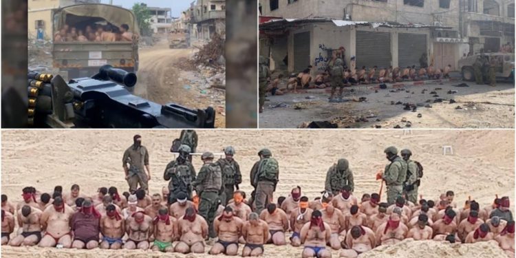 İsrail'den Gazze'de insanlık dışı bir uygulama daha: Erkekleri soyup gözlerini bağladılar