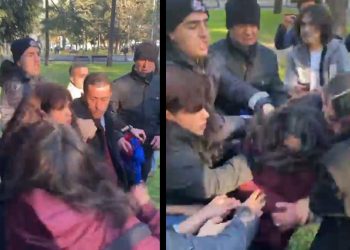 İstanbul Üniversitesi’nde yılbaşı ağacı süslemek isteyen öğrencilere sert müdahale