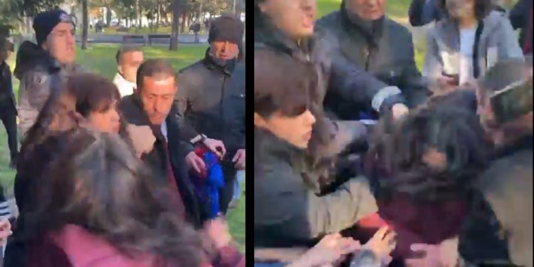 İstanbul Üniversitesi’nde yılbaşı ağacı süslemek isteyen öğrencilere sert müdahale