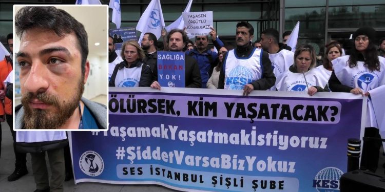 İstanbul'da sağlıkta şiddet: 'Eldivenin kirli' diyerek sağlık çalışanını darp ettiler
