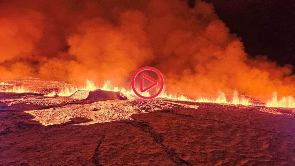 İzlanda'da haftalardır beklenen yanardağ patlaması başladı