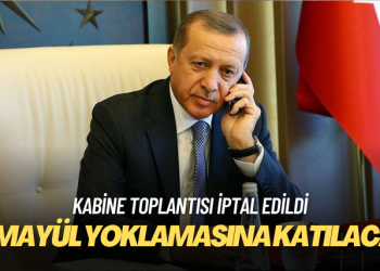 Kabine toplantısı iptal edildi: Erdoğan temayül yoklamasına katılacak