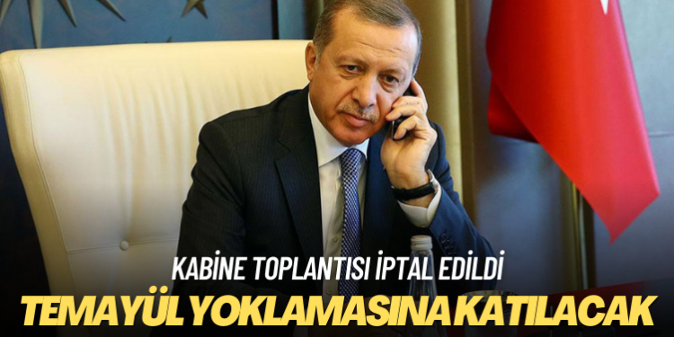 Kabine toplantısı iptal edildi: Erdoğan temayül yoklamasına katılacak