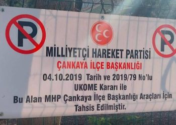 MHP Başkanlığı sahte belgeyle otopark tutmuş