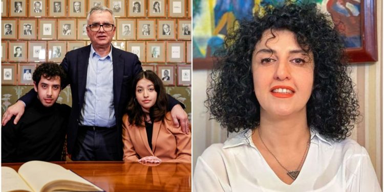 Nobel Barış Ödülü'nü cezaevindeki Nergis Muhammedi adına ikiz çocukları aldı