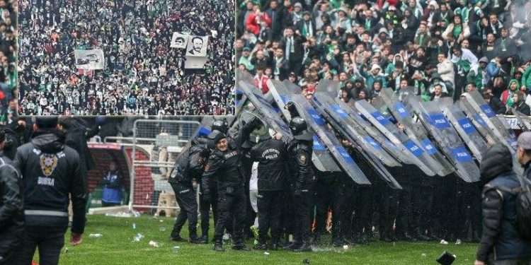 Olaylı maçta savcılık "Yeşil"i görmedi; 2 taraftara "darp"tan dava açıldı