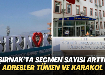 Seçim öncesi Şırnak’ta seçmen sayısı 8 bin 243 arttı, yarısının adresi tümen ve karakol