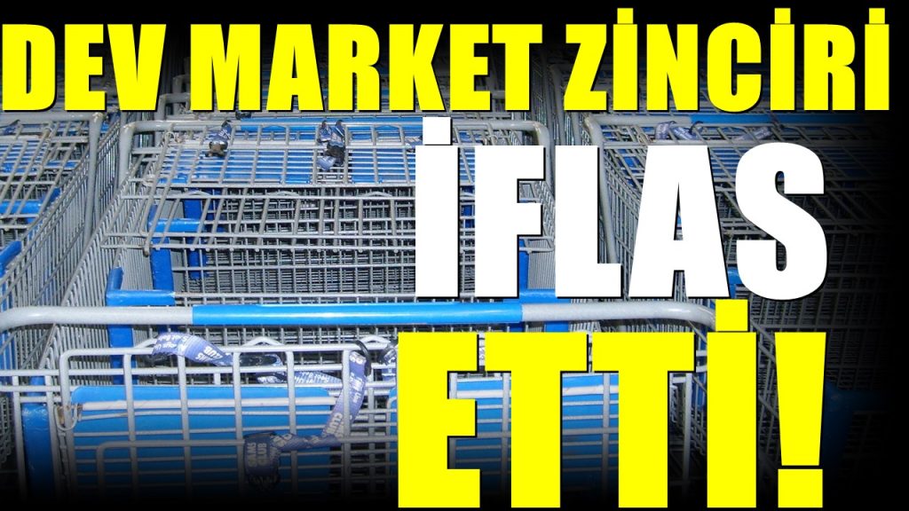 Sektörün öncüleri arasında yer alıyordu! Dev market zinciri iflasını istedi