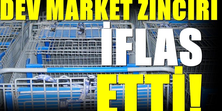 Sektörün öncüleri arasında yer alıyordu! Dev market zinciri iflasını istedi