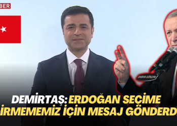 Selahattin Demirtaş: Erdoğan seçime girmememiz için mesaj gönderdi