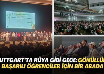 Stuttgart’ta Rüya Gibi Gece: Gönüllüler Başarılı Öğrenciler İçin Bir Arada