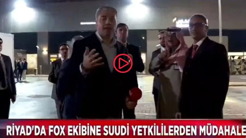 Suudi polisi, havalimanında bekleyen Fox TV ekibine müdahale etti