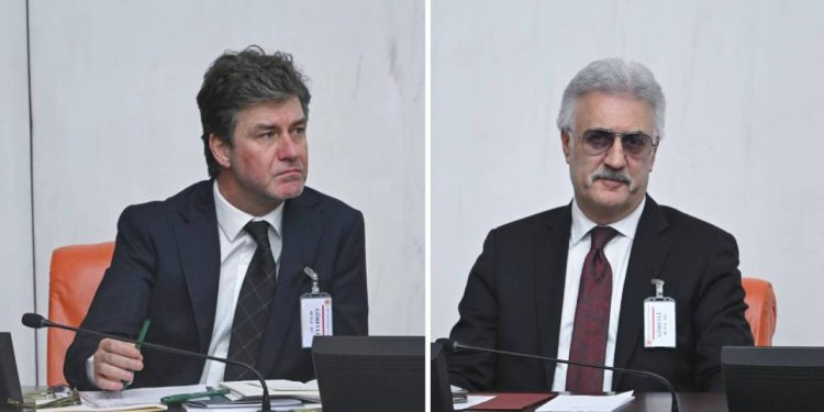 Tamer Karadağlı ve Tan Sağtürk, Meclis'te bütçe izledi