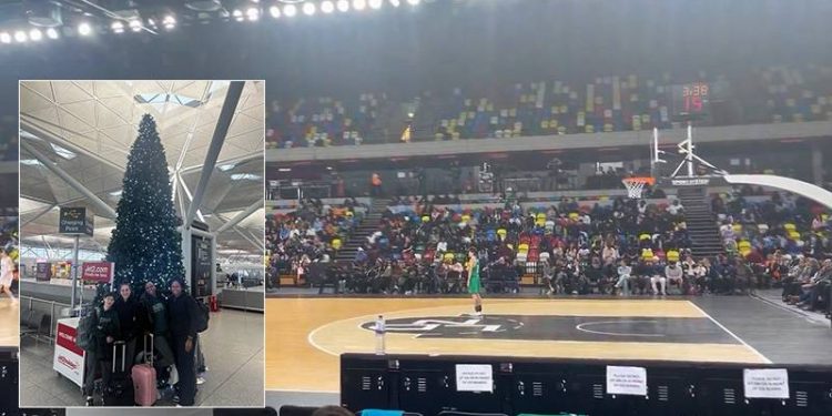 Vize alamayan Bursa Uludağ Kadın Basketbol Takımı, İngiltere'deki maça 1’i sakat 5 oyuncuyla çıktı