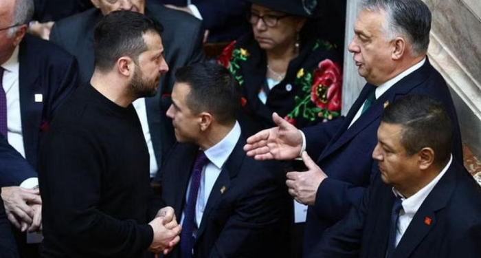 Zelenski, Orban ile açık konuşmuş; Bu fotoğraf konuşuluyor