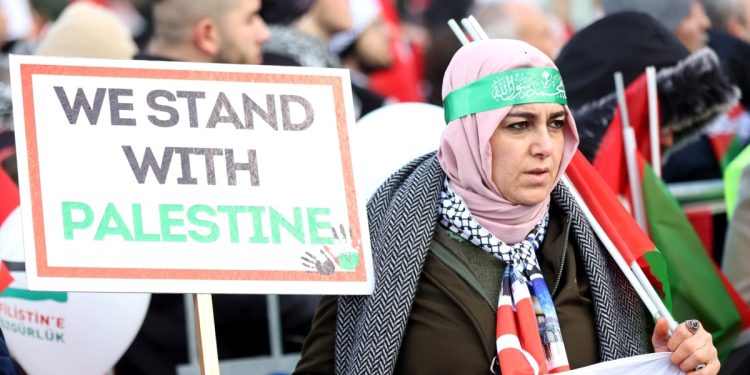 Ankara’da “Büyük Gazze Yürüyüşü”