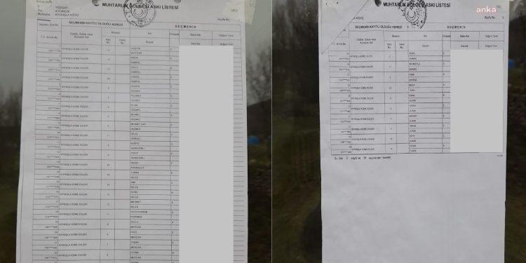 AKP’li muhtar ve MHP’li başkan Yozgat’ta 17 nüfuslu köyün metruk evlerine seçmen kaydetti