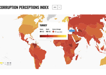 2023 Yolsuzluk Endeksi açıklandı; Türkiye 115. sıraya kadar geriledi!