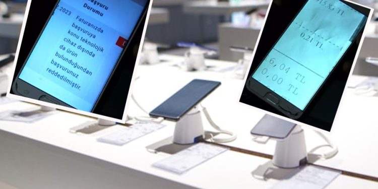 21 kuruşluk poşet parası yüzünden vergisiz telefon talebi reddedildi