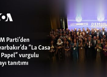 DEM Parti’den Diyarbakır’da “La Casa De Papel” vurgulu aday tanıtımı