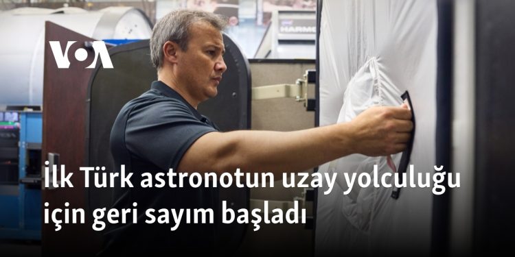 İlk Türk astronotun uzay yolculuğu için geri sayım başladı