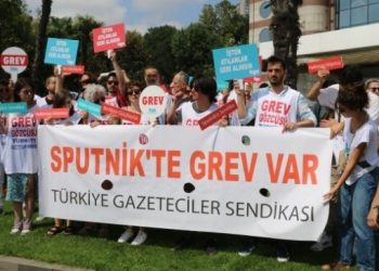 Grevdeki Sputnik çalışanları işverenin şikayetiyle karakola çağrıldı