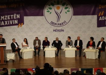 Dem Parti Mêrdîn Büyükşehir Belediye Eşbaşkan aday adaylarını tanıttı