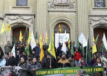 İsviçre ve Almanya’da eylem: Kuzey ve Doğu Suriye hava sahası Türkiye’ye kapatılsın