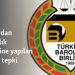 Barolardan avukatlık hizmetine yapılan zamma tepki