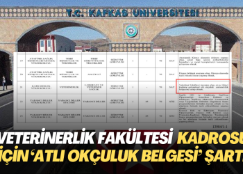 AKP kadrolaşmada sınır tanımıyor; Veterinerlik fakültesi için ‘atlı okçuluk belgesi’ şartı!