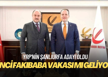 AKP’den istifa eden Kasım Gülpınar, YRP’nin Şanlıurfa adayı oldu