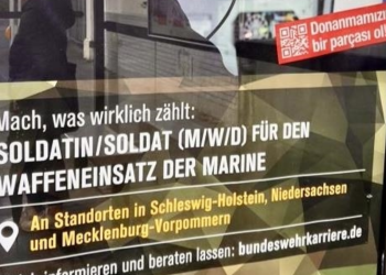 Alman ordusu, Türkçe afişlerle asker arıyor