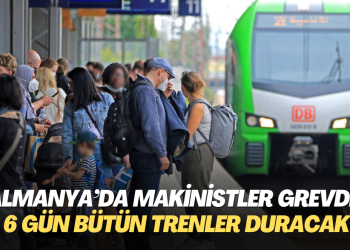 Almanya’da makinistler grevde! 6 gün bütün trenler duracak