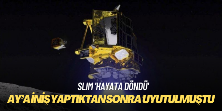 Ay’a iniş yaptıktan sonra ‘uyutulan’ Japon uzay aracı SLIM ‘hayata döndü’