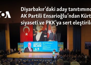 Diyarbakır’daki aday tanıtımında AK Partili Ensarioğlu’ndan Kürt siyaseti ve PKK’ya sert eleştiriler