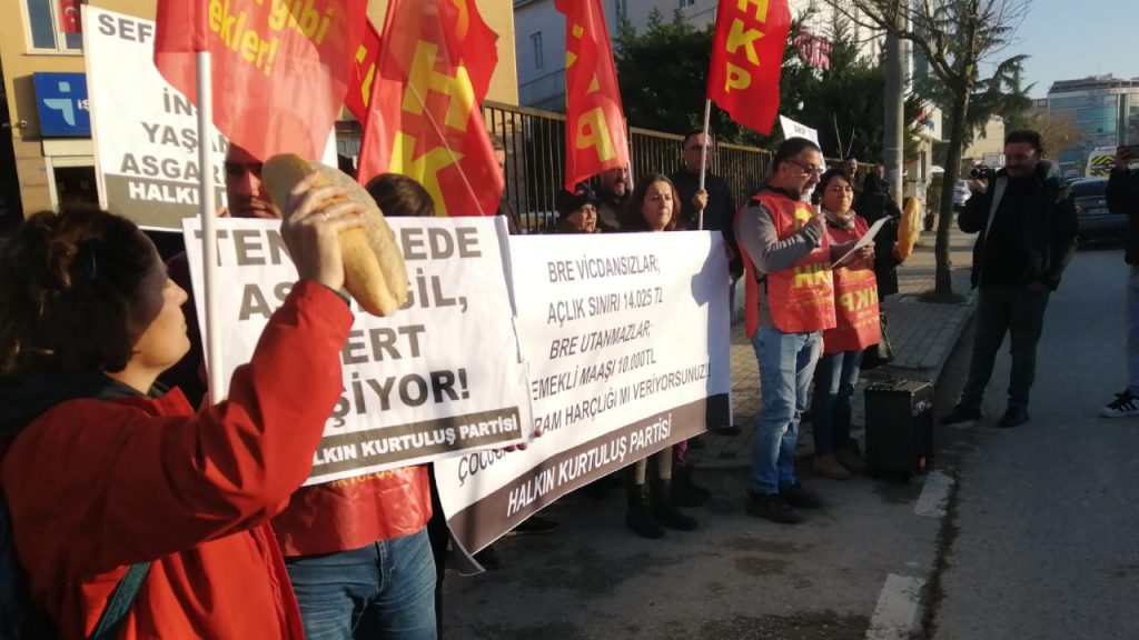 Emekli zammı protestosu: Çocuğa bayram harçlığı mı veriyorsunuz?