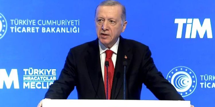 Erdoğan 'Cumhuriyet tarihinin rekoru' dedi: İhracat 2023 yılında rekor kırmış
